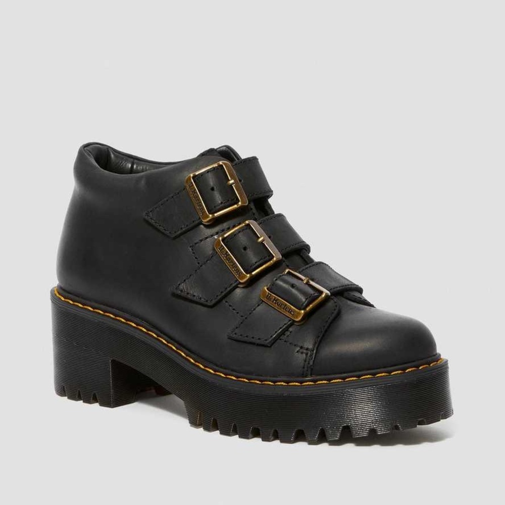Dr. Martens Coppola Wyoming Platform Leather Boots